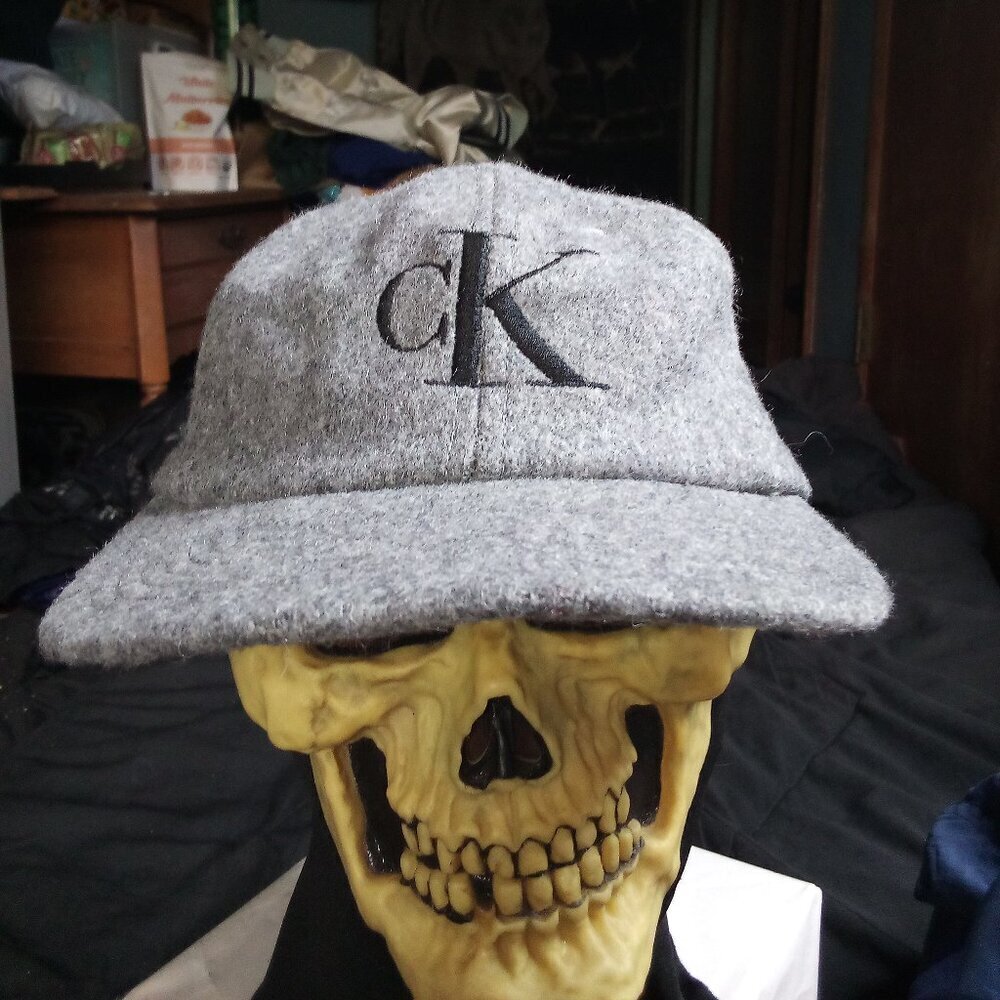 Vintage Calvin Klein Jeans Snap Hat Cap Wool